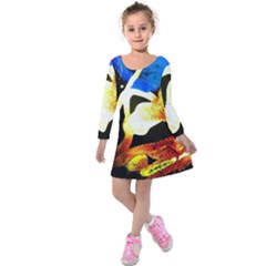 Drama Kids  Long Sleeve Velvet Dress by bestdesignintheworld