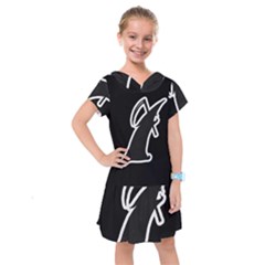 Drawing Kids  Drop Waist Dress by ValentinaDesign