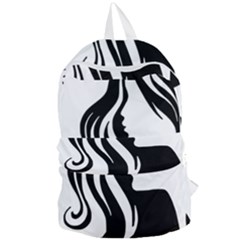 Long Haired Sexy Woman  Foldable Lightweight Backpack