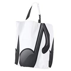 Music Note  Giant Grocery Zipper Tote