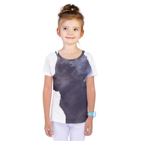 Black Wolf  Kids  One Piece Tee by StarvingArtisan