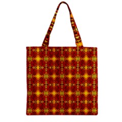 Artwork By Patrick-colorful-37 Zipper Grocery Tote Bag by ArtworkByPatrick