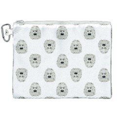 Angry Theater Mask Pattern Canvas Cosmetic Bag (xxl) by dflcprints