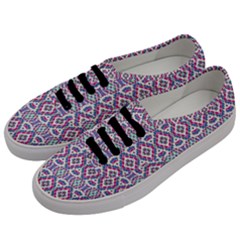 Colorful Folk Pattern Men s Classic Low Top Sneakers by dflcprints