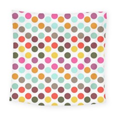 Dotted Pattern Background Square Tapestry (large) by Modern2018