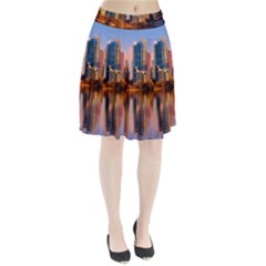 Vancouver Canada Sea Ocean Pleated Skirt by Simbadda