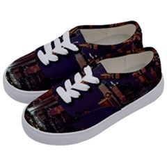 Dallas Texas Skyline Dusk Usa Kids  Classic Low Top Sneakers