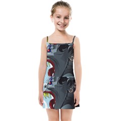 Demon Devil Evil Monster Alien Kids Summer Sun Dress by Simbadda