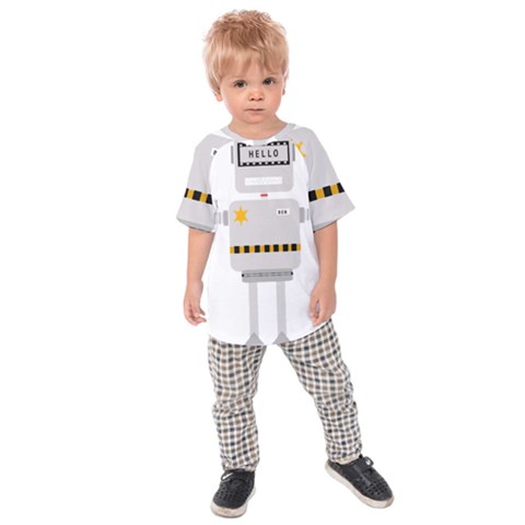 Robot Technology Robotic Animation Kids Raglan Tee by Simbadda