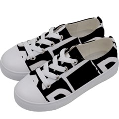 Cool Dad Typography Kids  Low Top Canvas Sneakers by yoursparklingshop
