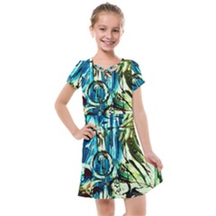 Clocls And Watches 3 Kids  Cross Web Dress by bestdesignintheworld