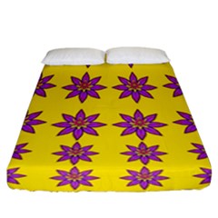 Fantasy Flower In The Happy Jungle Of Beauty Fitted Sheet (california King Size) by pepitasart