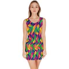 Artwork By Patrick-colorful-44 Bodycon Dress by ArtworkByPatrick