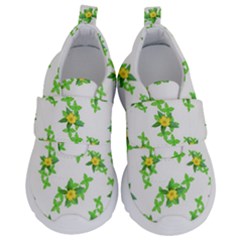 Airy Floral Pattern Velcro Strap Shoes by dflcprints