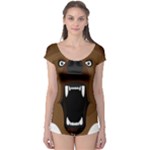 Bear Brown Set Paw Isolated Icon Boyleg Leotard 