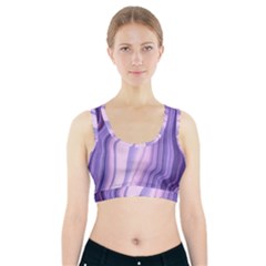 Marbled Ultra Violet Sports Bra With Pocket by NouveauDesign