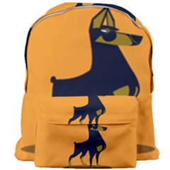 Illustration Silhouette Art Mammals Giant Full Print Backpack