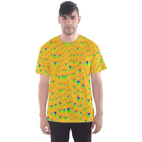 Mustard Yellow Men s Sports Mesh Tee by 1dsignmovesu