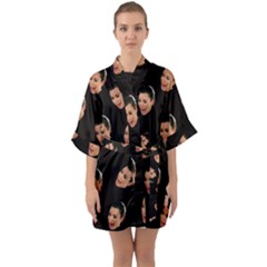 Crying Kim Kardashian Quarter Sleeve Kimono Robe by Valentinaart