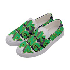 Act Do Text Make Tackle Implement Women s Canvas Slip Ons