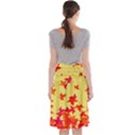 Leaves Autumn Maple Drop Listopad Midi Beach Skirt View2