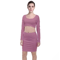 72244985 Long Sleeve Crop Top & Bodycon Skirt Set by PodArtist