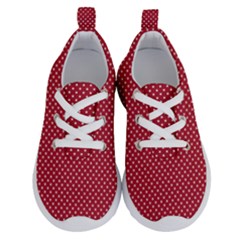 Usa Flag White Stars On Flag Red Running Shoes by PodArtist
