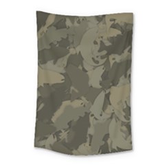 Country Boy Fishing Camouflage Pattern Small Tapestry by Bigfootshirtshop