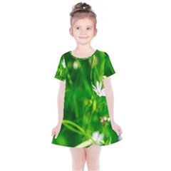 Inside The Grass Kids  Simple Cotton Dress by FunnyCow