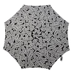 Audio Tape Pattern Hook Handle Umbrellas (small) by Valentinaart