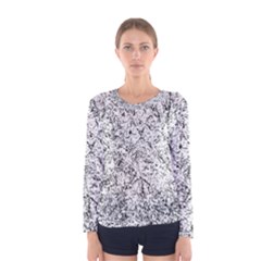 Willow Foliage Abstract Women s Long Sleeve Tee