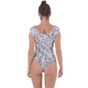 Willow Foliage Abstract Short Sleeve Leotard  View2