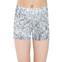 Willow Foliage Abstract Kids Sports Shorts