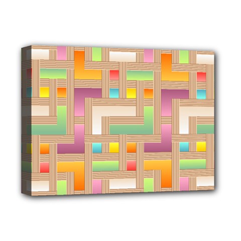 Abstract Background Colorful Deluxe Canvas 16  X 12  