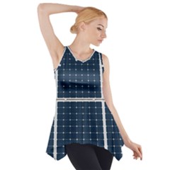 Solar Power Panel Side Drop Tank Tunic by FunnyCow