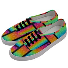 Background Colorful Abstract Men s Classic Low Top Sneakers