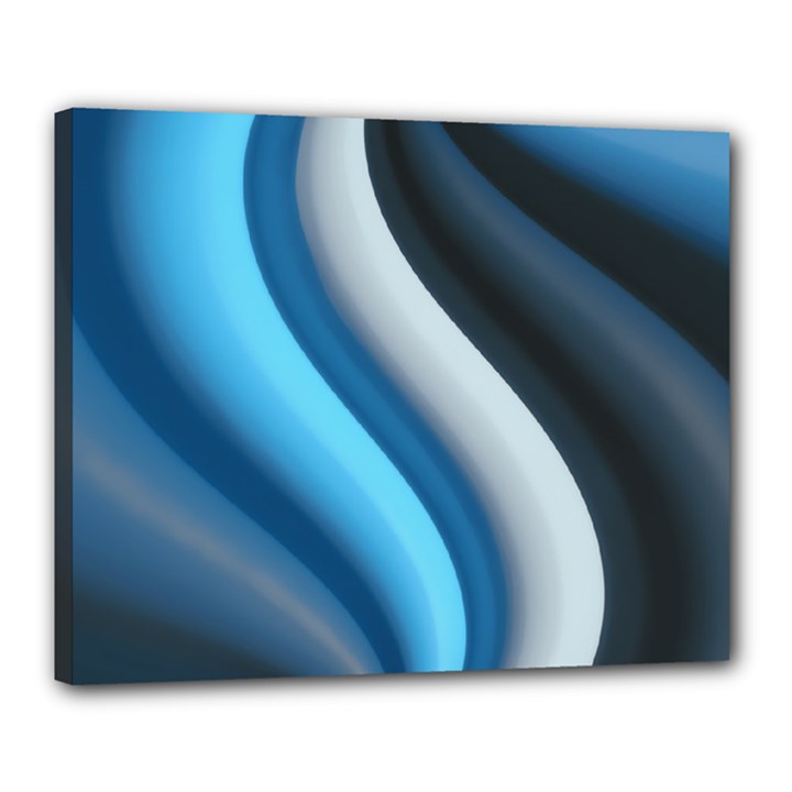 Abstract Pattern Lines Wave Canvas 20  x 16 