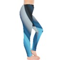 Abstract Pattern Lines Wave Leggings  View4