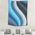 Abstract Pattern Lines Wave Medium Tapestry View2