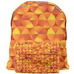 Background Triangle Circle Abstract Giant Full Print Backpack