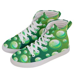Background Colorful Abstract Circle Women s Hi-top Skate Sneakers