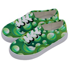 Background Colorful Abstract Circle Kids  Classic Low Top Sneakers