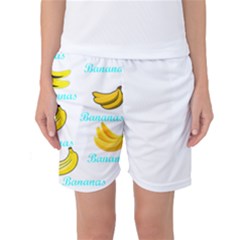 Bananas Women s Basketball Shorts by cypryanus