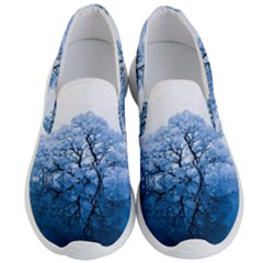 Nature Inspiration Trees Blue Men s Lightweight Slip Ons