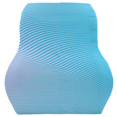 Background Graphics Lines Wave Car Seat Back Cushion 