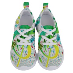 Points Circle Music Pattern Running Shoes