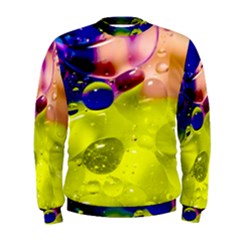 Abstract Bubbles Oil Men s Sweatshirt by Nexatart