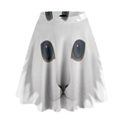 Cat Animal Pet Kitty Cats Kitten High Waist Skirt by Sapixe