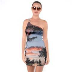 Beautiful Tropics Painting By Kiekie Strickland  One Soulder Bodycon Dress by flipstylezfashionsLLC