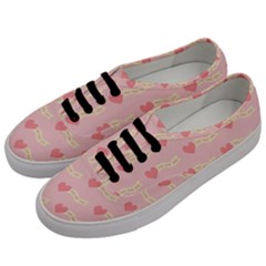 Heart Love Pattern Men s Classic Low Top Sneakers